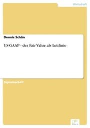 Cover von US-GAAP - der Fair Value als Leitlinie