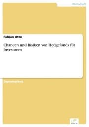 Cover von Chancen und Risiken von Hedgefonds für Investoren