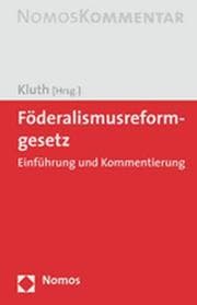 Cover von Föderalismusreformgesetz