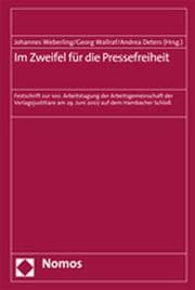 Cover von Im Zweifel für die Pressefreiheit