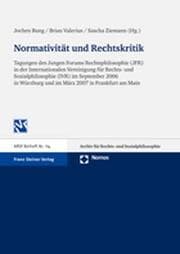 Cover von Normativität und Rechtskritik
