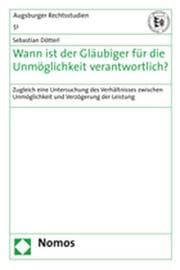 Cover von Wann ist der Gläubiger für die Unmöglichkeit verantwortlich?