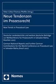 Cover von Neue Tendenzen im Prozessrecht/New Trends in Procedural Law