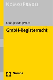 Cover von GmbH-Registerrecht