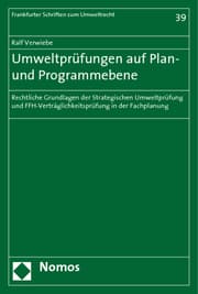 Cover von Umweltprüfungen auf Plan- und Programmebene