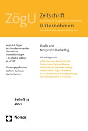 Cover von Public and Nonprofit Marketing
