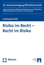 Cover von Risiko im Recht - Recht im Risiko