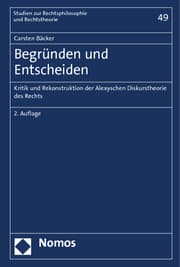 Cover von Begründen und Entscheiden