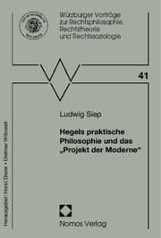 Cover von Hegels praktische Philosophie und das ''Projekt der Moderne''