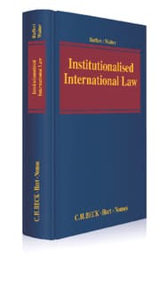 Cover von Institutionalised International Law