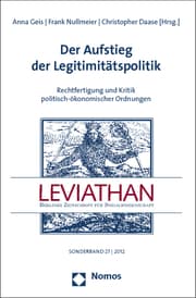 Cover von Der Aufstieg der Legitimitätspolitik