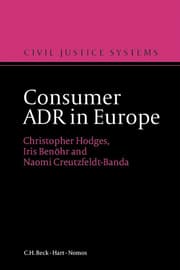 Cover von Consumer ADR in Europe