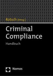 Cover von Criminal Compliance
