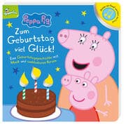Cover von Peppa Pig: Zum Geburtstag viel Glück! Eine Geburtstagsgeschichte mit Musik und ausblasbaren Kerzen
