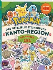 Cover von Pokémon: Das offizielle Stickerbuch Kanto-Region - Die ersten 151