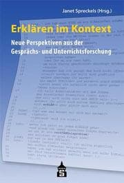 Cover von Erklären im Kontext