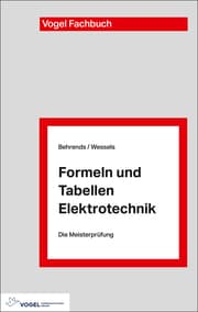 Cover von Formeln und Tabellen Elektrotechnik