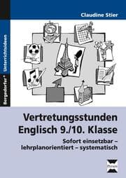 Cover von Vertretungsstunden Englisch 9./10. Klasse