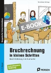 Cover von Bruchrechnung in kleinen Schritten 1