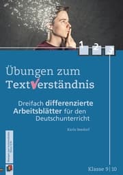 Cover von Übungen zum Textverständnis Klasse 9/10