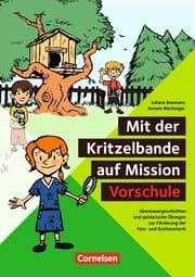 Cover von Mit der Kritzelbande auf Mission 'Vorschule'