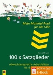 Cover von 100 x Satzglieder