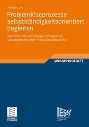 Cover von Problemlöseprozesse selbstständigkeitsorientiert begleiten