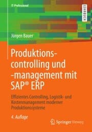 Cover von Produktionscontrolling und -management mit SAP® ERP