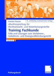 Cover von Training Fachkunde