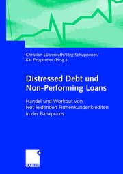 Cover von Distressed Debt und Non-Performing Loans