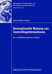 Cover von Konzeptionelle Nutzung von Controllinginformationen