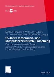 Cover von 25 Jahre ressourcen- und kompetenzorientierte Forschung