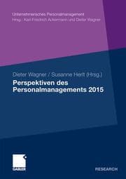 Cover von Perspaktiven des Personalmanagement 2015