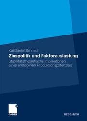 Cover von Zinspolitik und Faktorauslastung