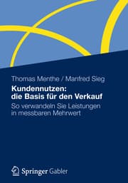 Cover von Kundennutzen: die Basis für den Verkauf