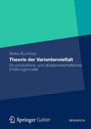 Cover von Theorie der Variantenvielfalt