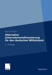 Cover von Alternative Unternehmensfinanzierung für den deutschen Mittelstand