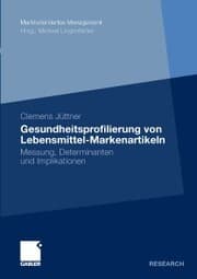 Cover von Gesundheitsprofilierung von Lebensmittel-Markenartikeln