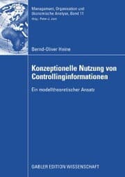 Cover von Konzeptionelle Nutzung von Controllinginformationen