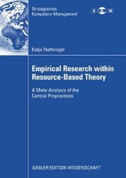 Cover von Empirical Research within Resource-Based Theory
