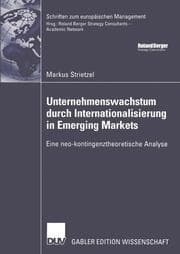 Cover von Unternehmenswachstum durch Internationalisierung in Emerging Markets