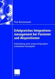 Cover von Erfolgreiches Integrationsmanagement bei Fusionen und Akquisitionen