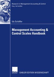 Cover von Management Accounting & Control Scales Handbook