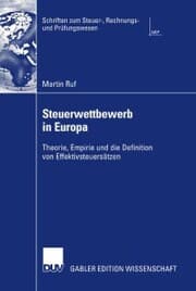 Cover von Steuerwettbewerb in Europa