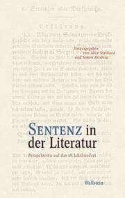 Cover von Sentenz in der Literatur