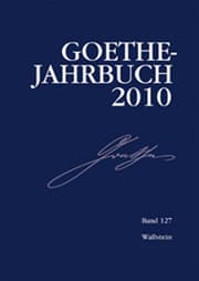Cover von Goethe-Jahrbuch 127,2010