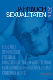 Cover von Jahrbuch Sexualitäten 2016