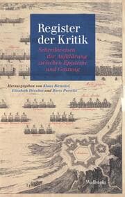 Cover von Register der Kritik