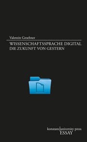 Cover von Wissenschaftssprache digital