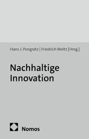 Cover von Nachhaltige Innovation
